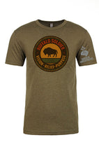 Load image into Gallery viewer, Olive Green (Unisex) Buffalo Roots Tee's