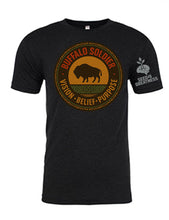 Load image into Gallery viewer, Black (Unisex) Buffalo Roots Tee

