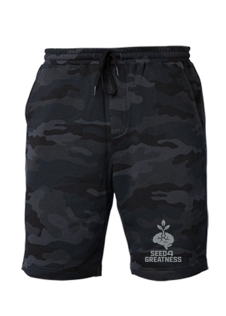 Black Camouflage shorts (Unisex)