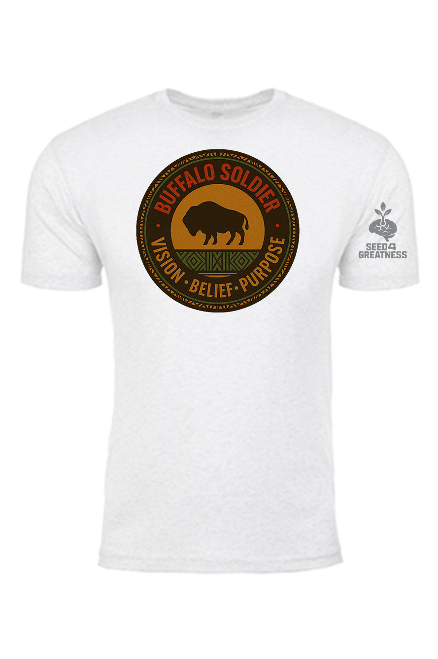 White (Unisex) Buffalo Roots