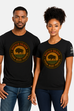 Load image into Gallery viewer, Black (Unisex) Buffalo Roots Tee
